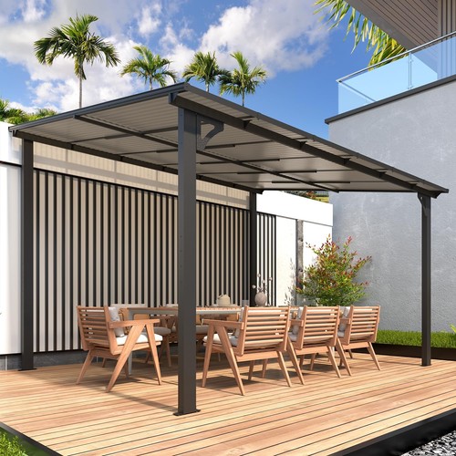 Wall mounted lean - lean, gazebo