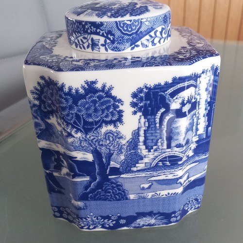 Vintage spode blue italian tea - vintage,