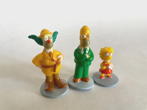 Simpsons clue 2002 game tokens - simpsons,