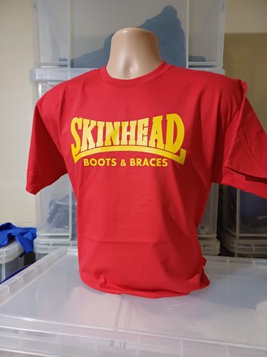Skinhead shirt boots - t,