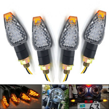 4x 14LED Turn Signal Indicators Light Lamp Amber Universal Motorcycle Motorbike