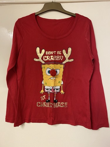 Ladies christmas pyjama top - christmas,