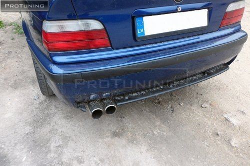 Look rear bumper spoiler - m3,