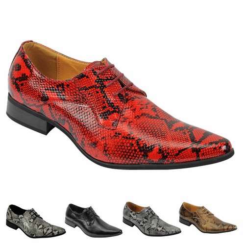 A1966h mens leather snake - -,