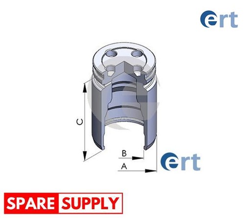 Piston brake caliper for mini - brake,