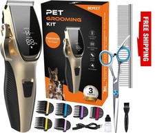 WAHL Professional PET CLIPPERS Dog Grooming Kit Heavy Duty Trimmer Thick Hair US
