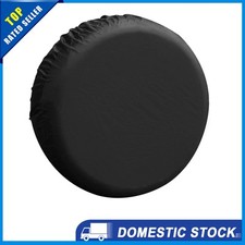 Universal 190T Polyester 17" Spare Tire Cover for Trailer Truck Wheel Pack of 1