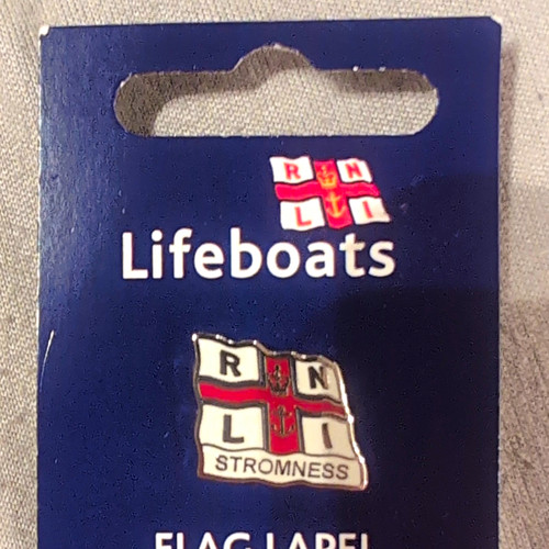 Rnli lifeboat badge stromness - badge,