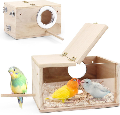 Parakeet nesting box visual - parakeet,
