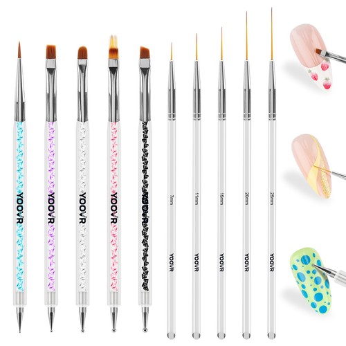 Yoovr nail art brushes and - yoovr,
