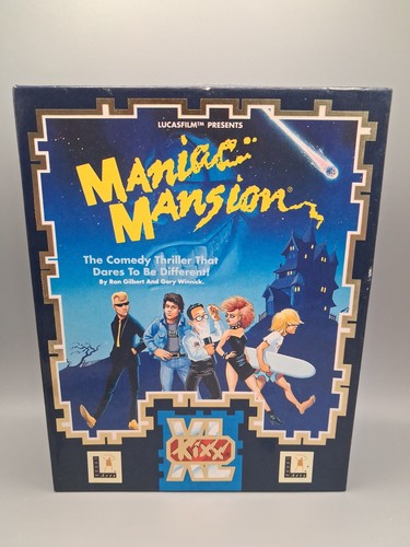 Maniac mansion game big - game, box