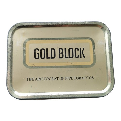 Gold block pipe tobacco empty - tobacco,