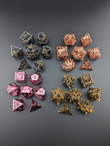 Dice set pcs - 7, solid