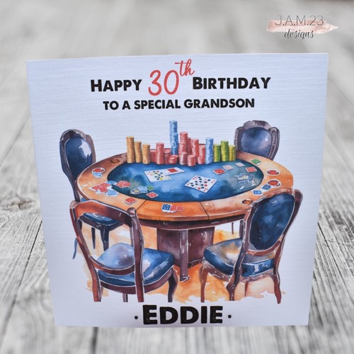 Personalised male birthday - personalised,
