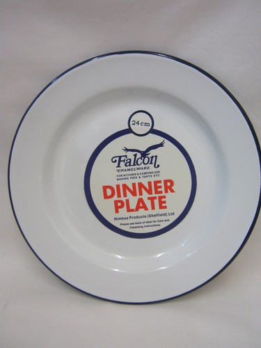 Falcon white enamel round - white,