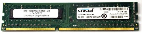 Crucial 2gb 240 pin - ddr2, (x2)