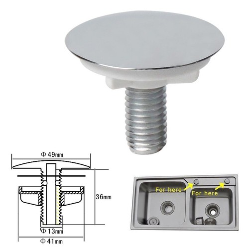 Chrome plated kitchen sink tap - sink,