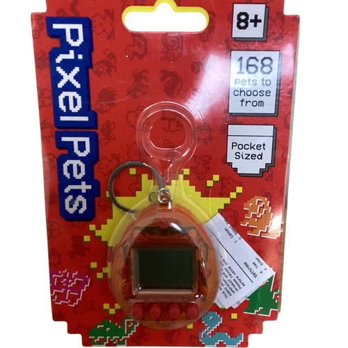Pixel pets electronic keychain - pets,