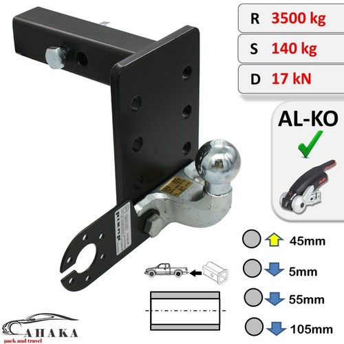 Heavy duty towbar adapter - duty,