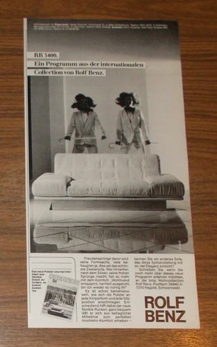 Rare advertising rolf benz - rare,
