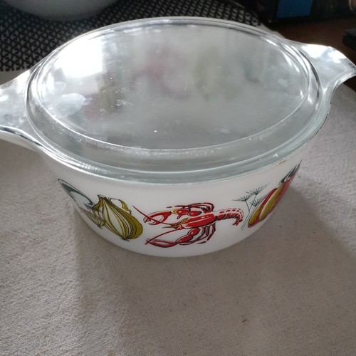 Vintage pyrex lobster - pyrex,
