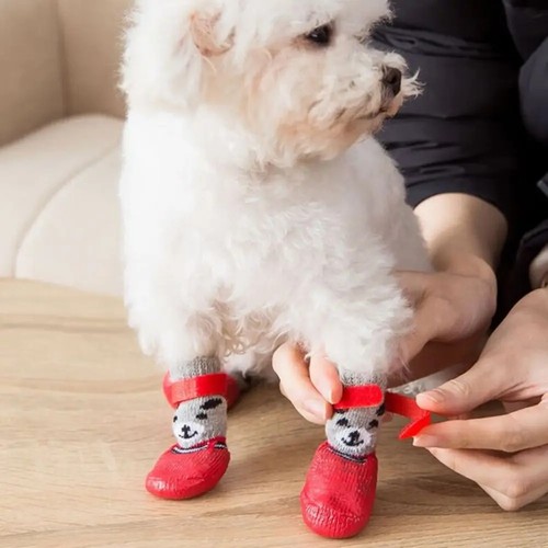 Dog shoes socks waterproof non - socks,