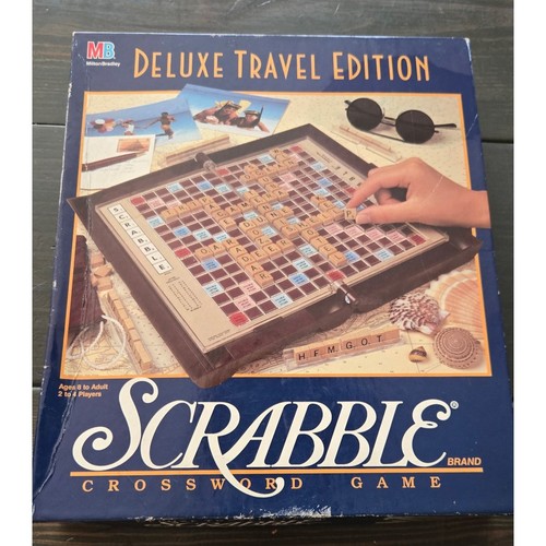 Scrabble deluxe travel edition - deluxe,
