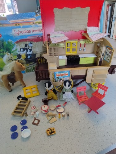 Vintage sylvanian caravan - vintage, with