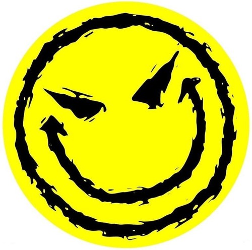 Evil smiley face - smiley,