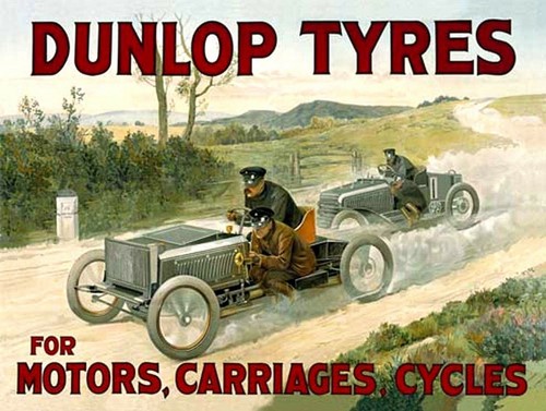Dunlop tyres retro replica - dunlop,