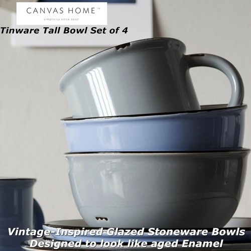 Tinware ceramic bowl set - tinware,