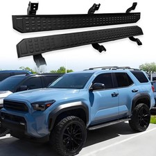 2PCS New Black Side Step Running Board Fit For Toyota 4Runner N500 2025 2026
