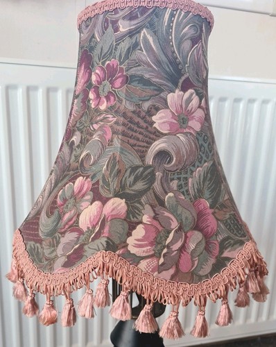 Vintage pink flower fabric - vintage,