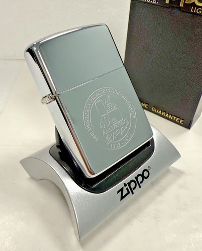 Genuine zippo lighter 40th - genuine,