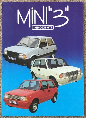 Innocenti mini range car - innocenti,