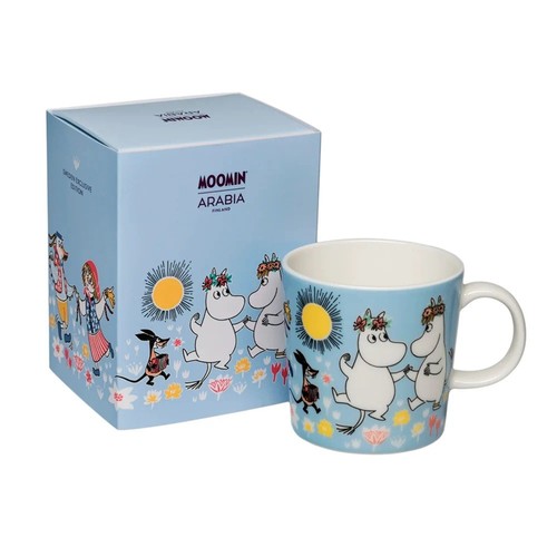 Moomin mug summer - summer, dance