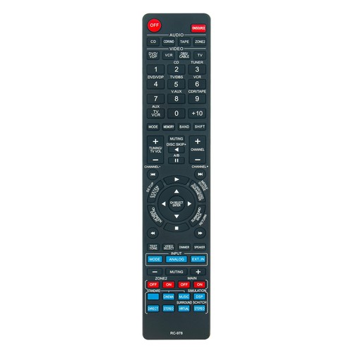 978 replace remote for - rc-978,