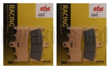 Fits: Kawasaki ZX7R P1-P7 1996-2003 SBS Race Sinter Front Brake Pads 686RS