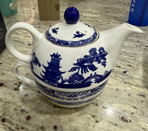 Ringtons willow pattern - ringtons, tea