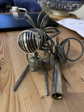 1950s Vintage Microphone and Stand, Untested.