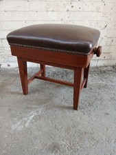 Art Deco Piano Stool Mahogany