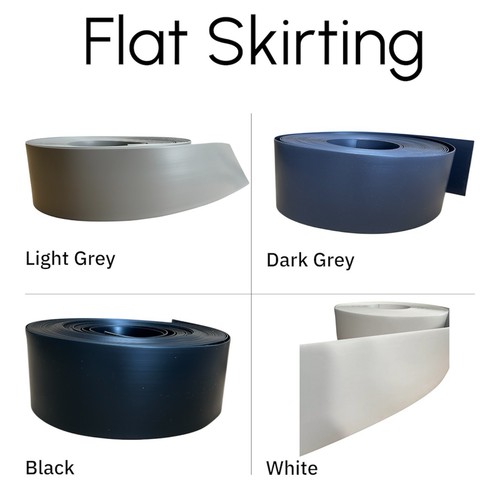 Flexible pvc flat - flat, skirting