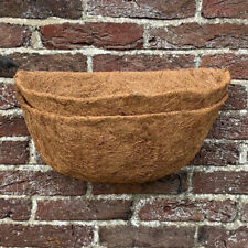 2 x Planter Liner Garden Wall Basket Coir Coco Fibre Coconut (40cm / 16 inch)