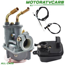 ALL-CARB Carburetor & Throttle Cable & Air Filter Box Fit For Yamaha QT50 PW50