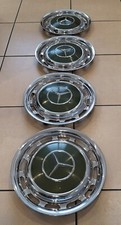 Hubcaps wheel trims covers mercedes  vintage chrome  w114 w115 w123 14" 
