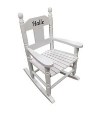 Personalised Kids Chair Rocking Chairs for Nursery Toddler Arm Chair Children