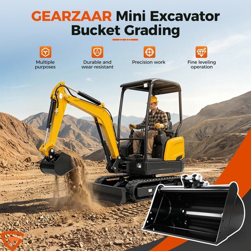 1000mm mini digger grading - mini,