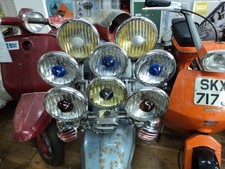 Lambretta/Vespa/Royal Alloy Mod Front Rack Lucas Notek Raydot Horns Embellishers