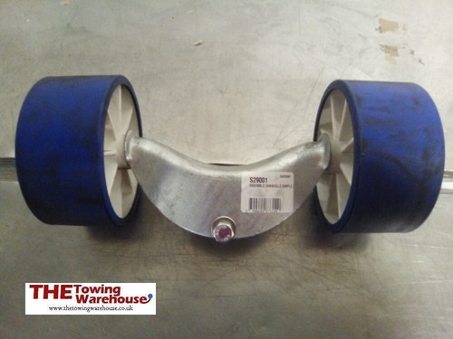 Boat trailer twin rollers - boat,