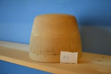 Vintage wooden millinery hat